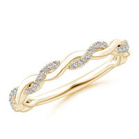 Twisted Vine Diamond Engagement & Wedding Band