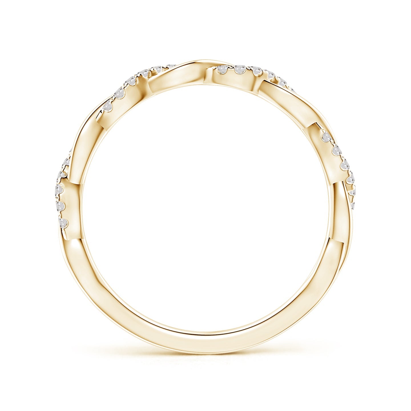 Twisted Vine Diamond Engagement & Wedding Band