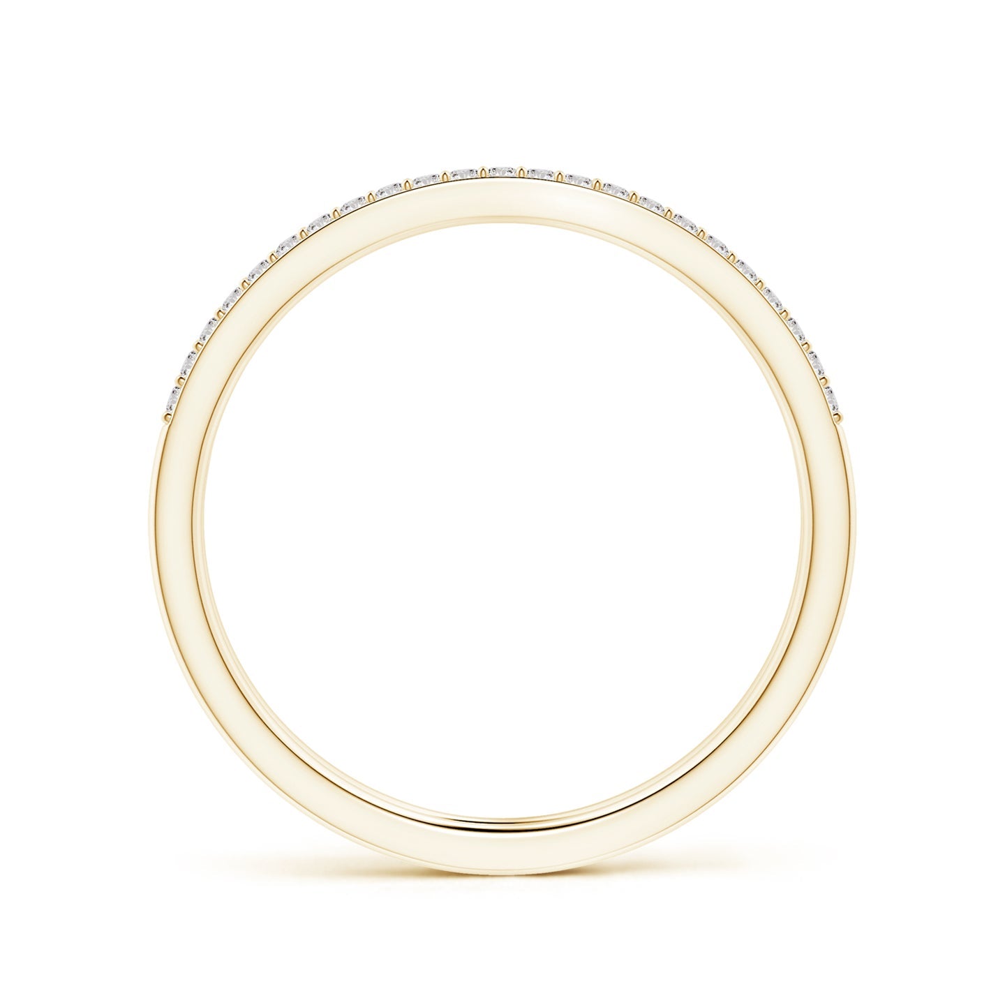 Double Band Pavé Diamond Engagement & Wedding Ring Set
