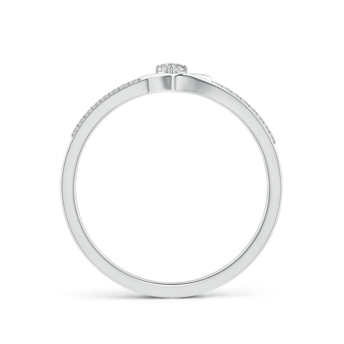 Heart Loop Diamond Promise Ring