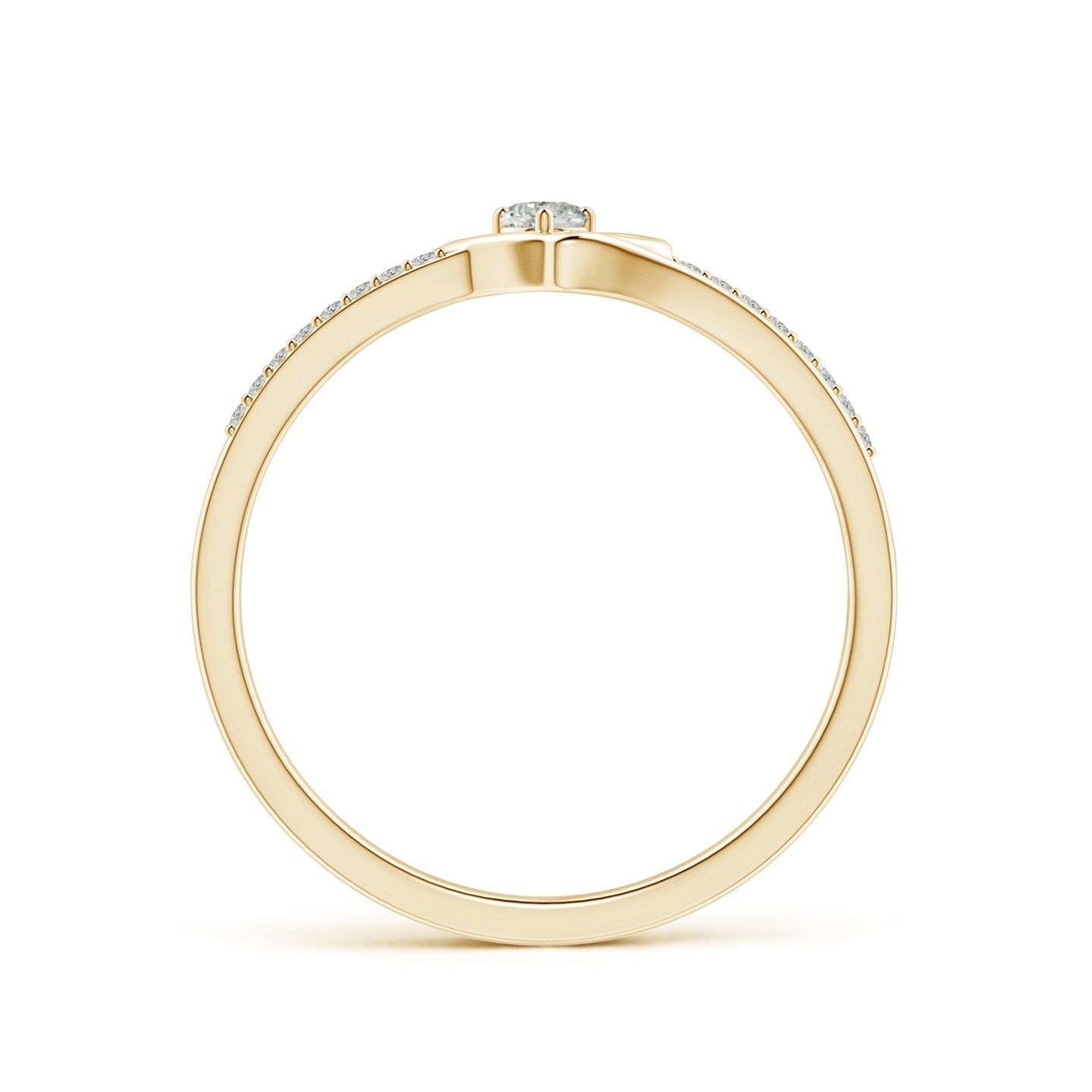 Heart Loop Diamond Promise Ring