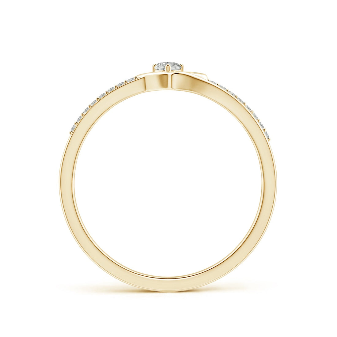 Heart Loop Diamond Promise Ring