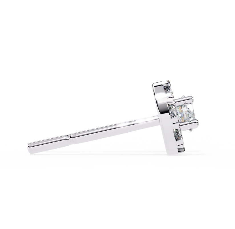 Aurelia Round Brilliant-Cut Diamond Double Halo Stud Earrings ✨