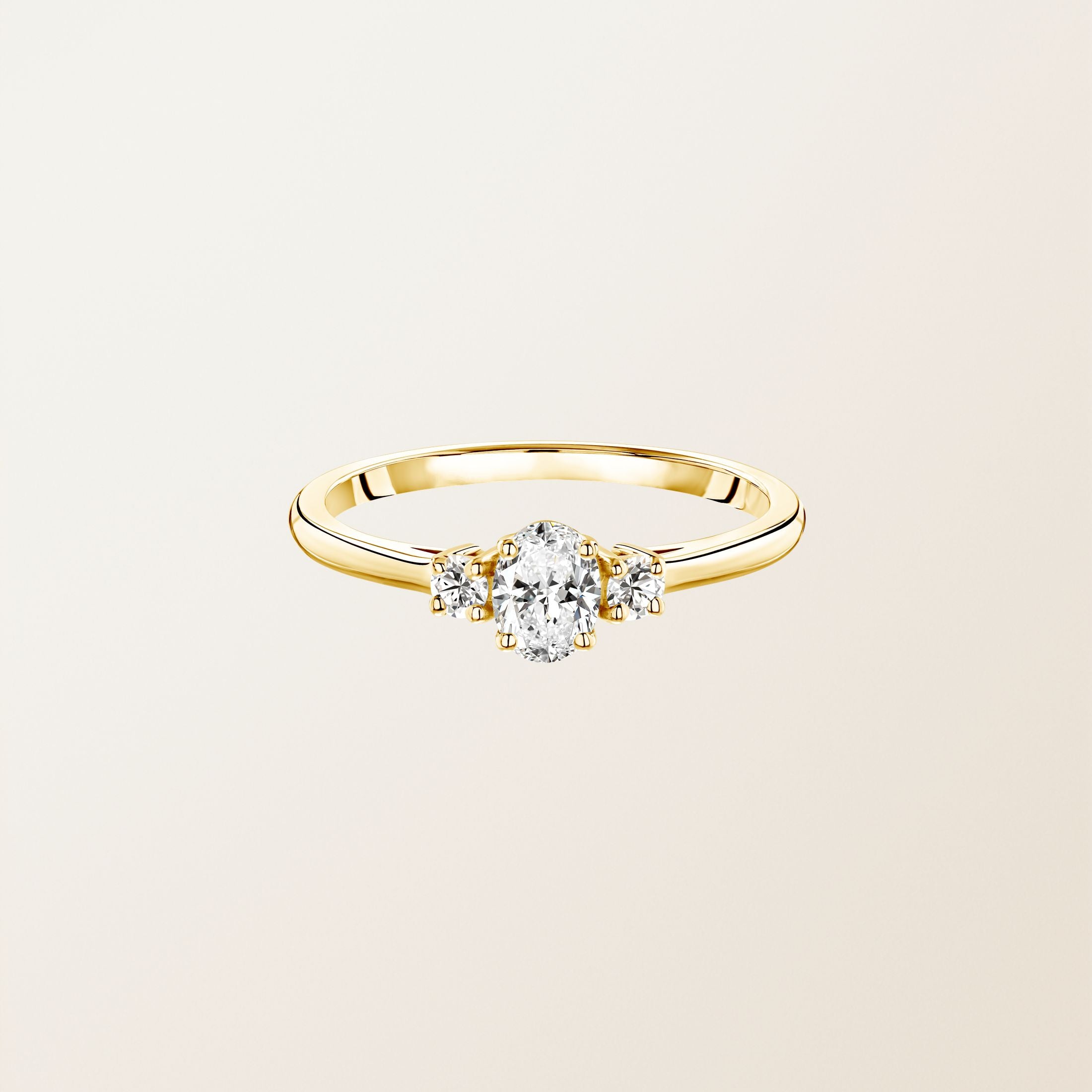 The Seraphine Three-Stone Ring