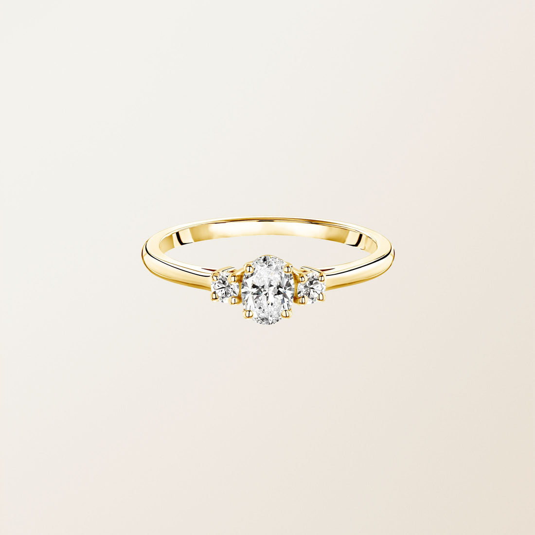 The Seraphine Three-Stone Ring