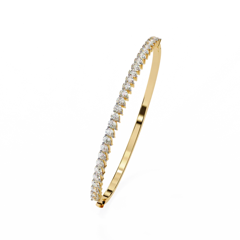 Celestial Pear Diamond Tennis Bracelet