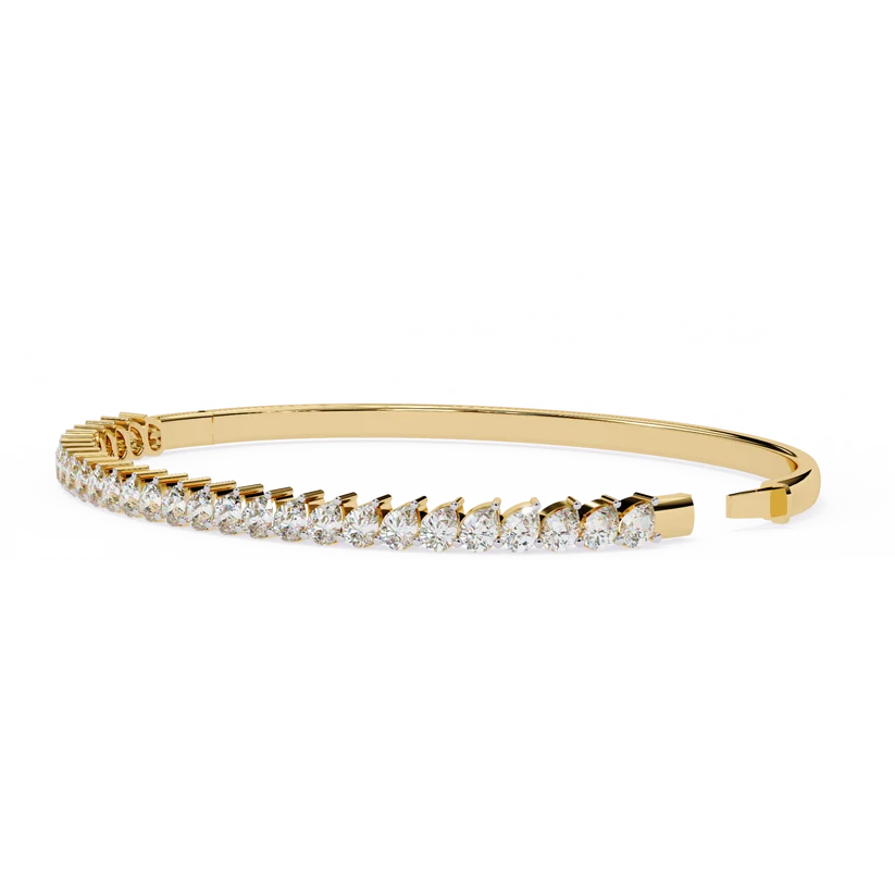 Celestial Pear Diamond Tennis Bracelet