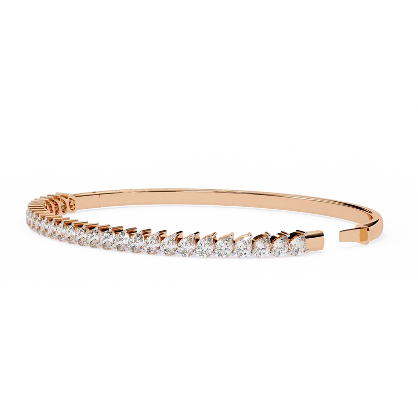 Celestial Pear Diamond Tennis Bracelet