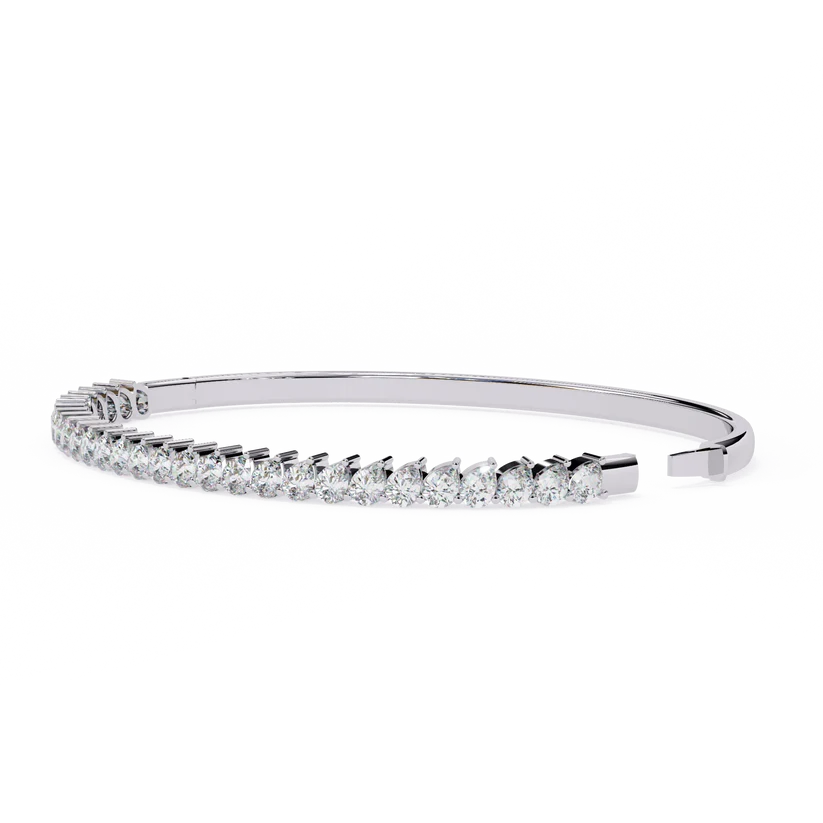 Celestial Pear Diamond Tennis Bracelet