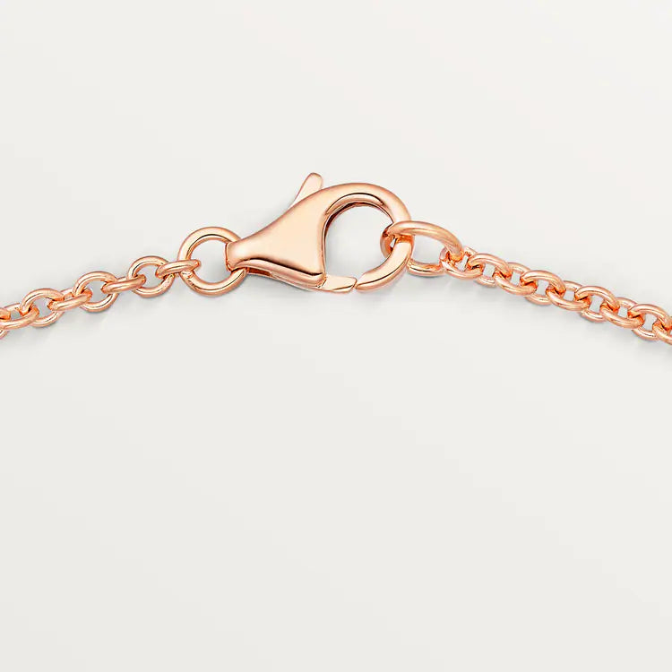 Interlocking Love Ring Pendant Necklace