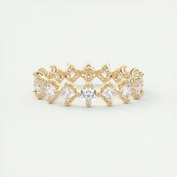 Round & Princess Eternity Band
