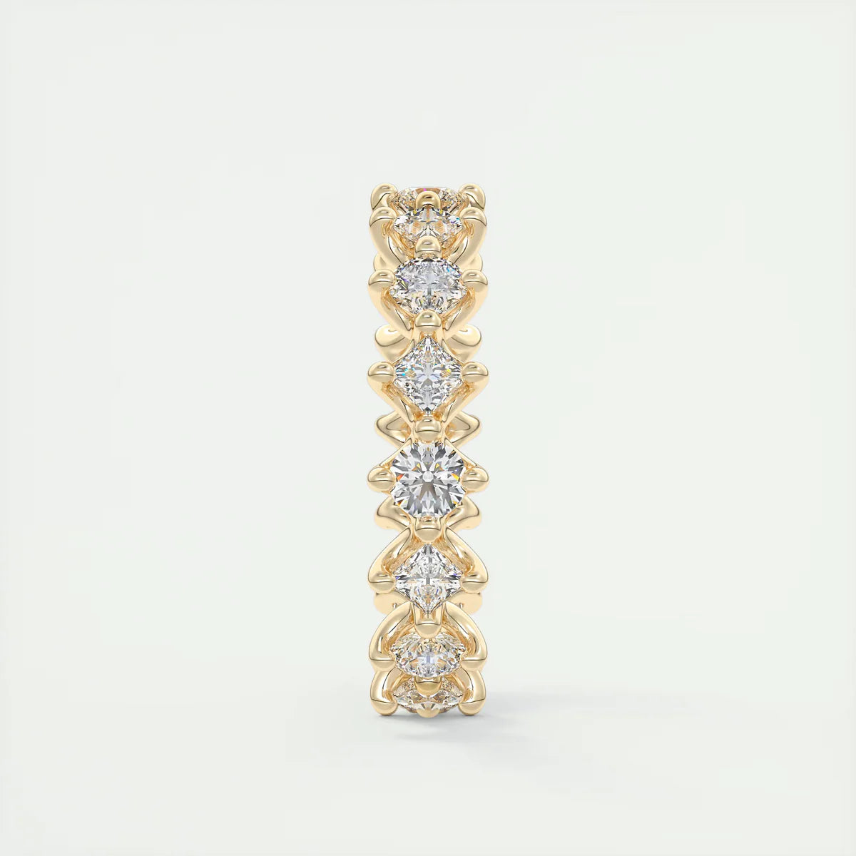 Round & Princess Eternity Band