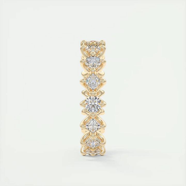 Round & Princess Eternity Band