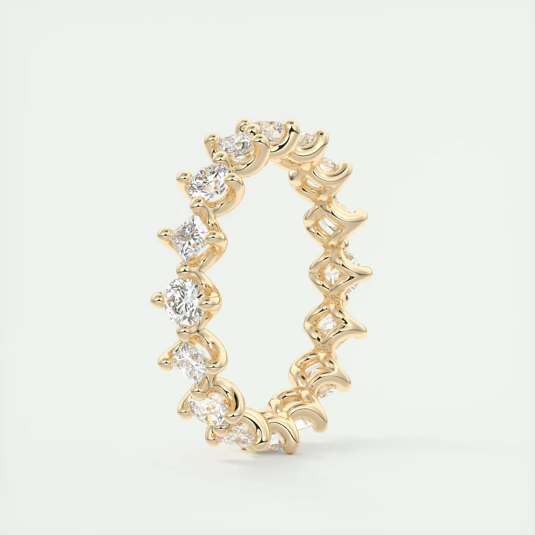 Round & Princess Eternity Band