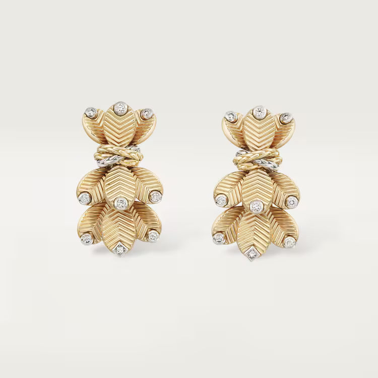 Aurelia Bloom Sculptural Diamond Earrings