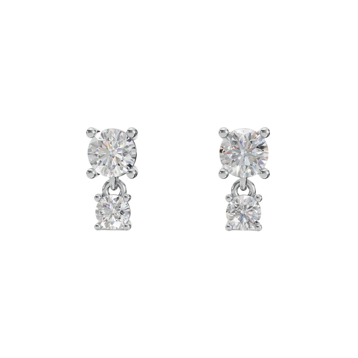 Celestial Sparkle Drop Earrings in Made With Pure 925