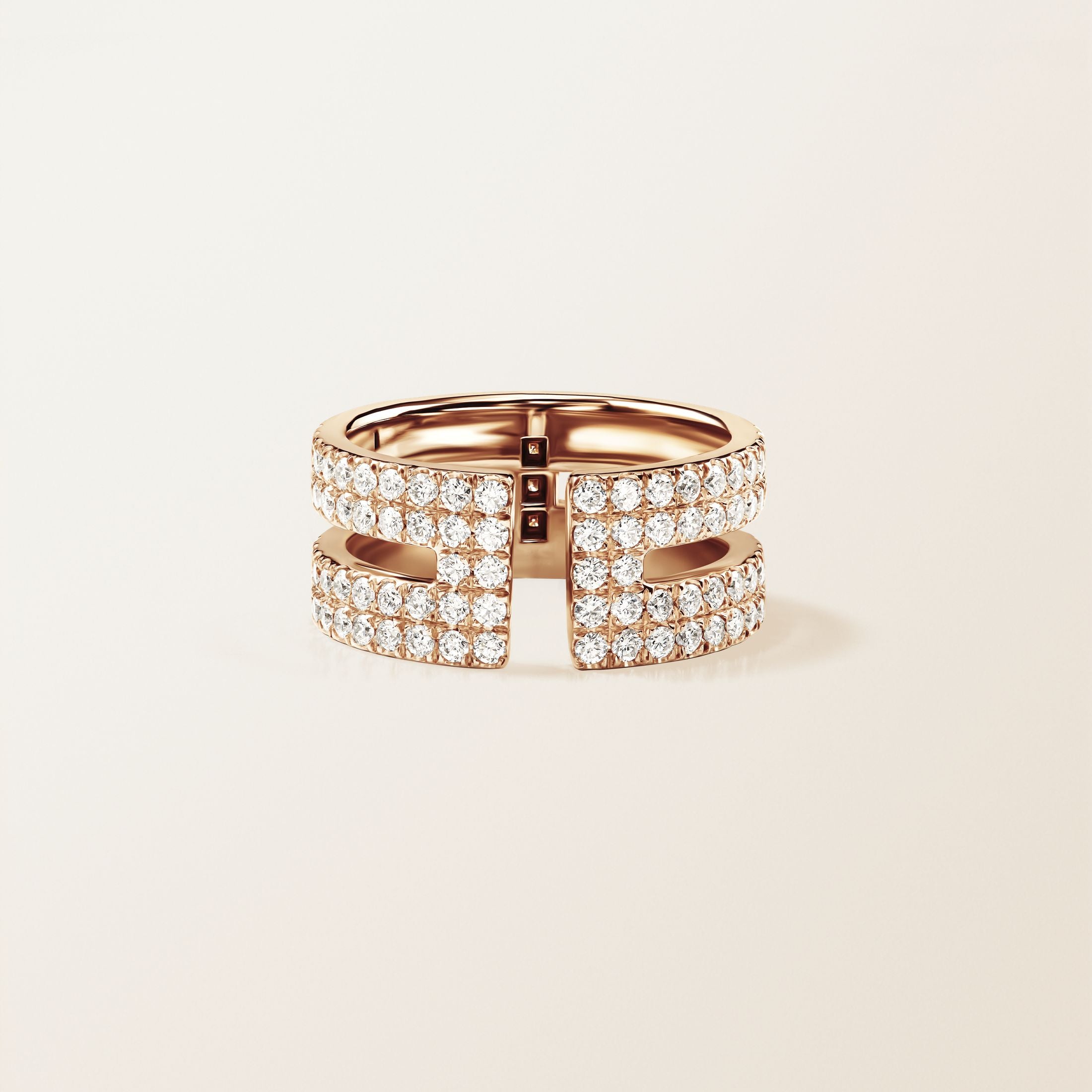 The Celestia Split Diamond Ring