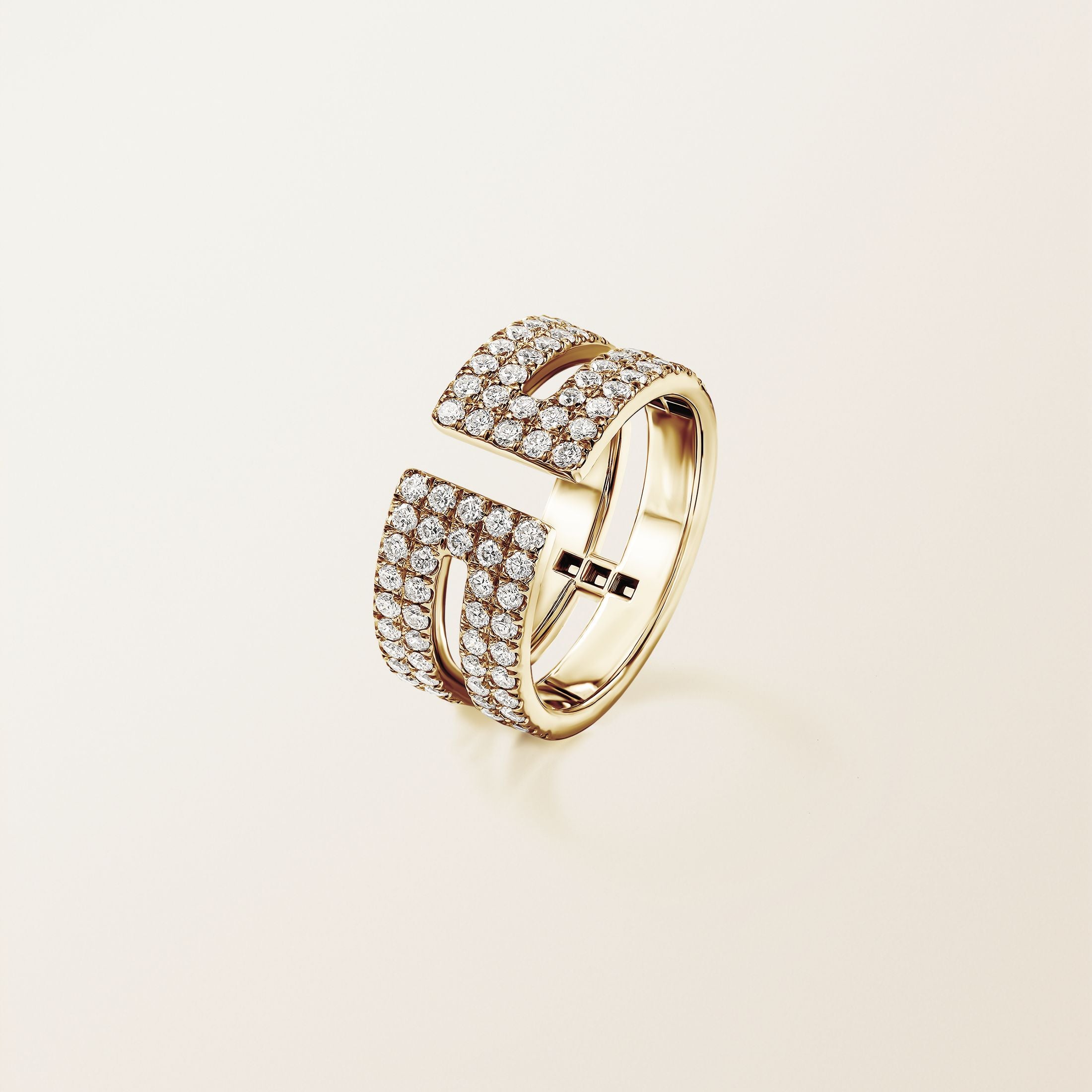 The Celestia Split Diamond Ring