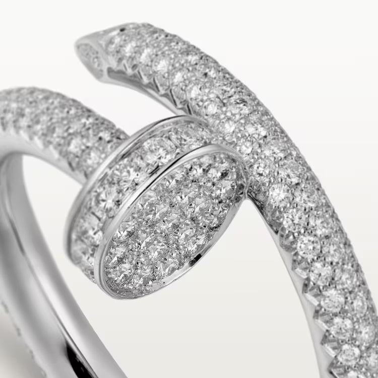 Eternal Embrace Pavé Crossover Diamond Ring