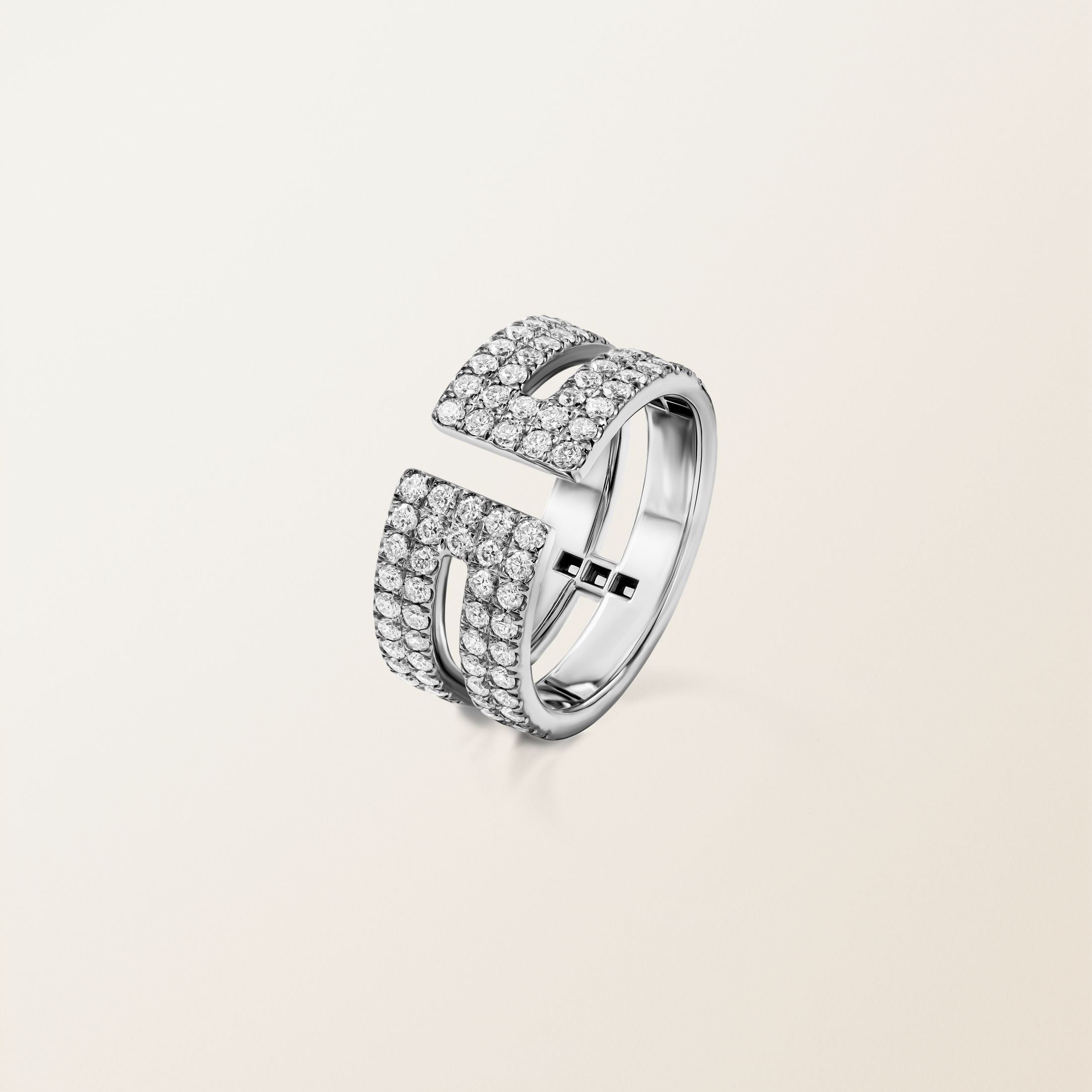 The Celestia Split Diamond Ring