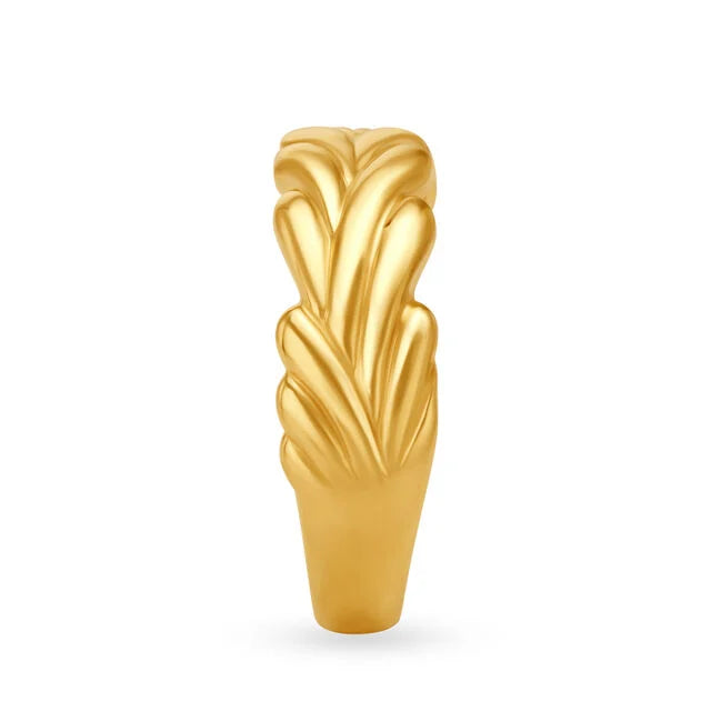 Aurelia Leaf Vine Gold Ring