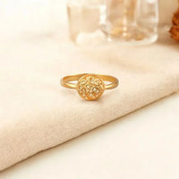 Aurelia Filigree Gold Ring