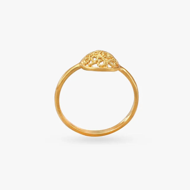 Aurelia Filigree Gold Ring