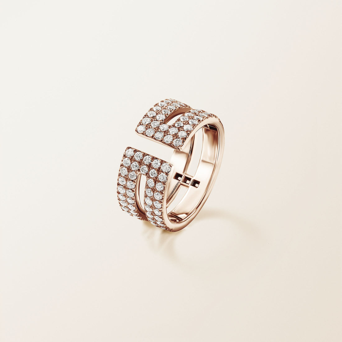 The Celestia Split Diamond Ring
