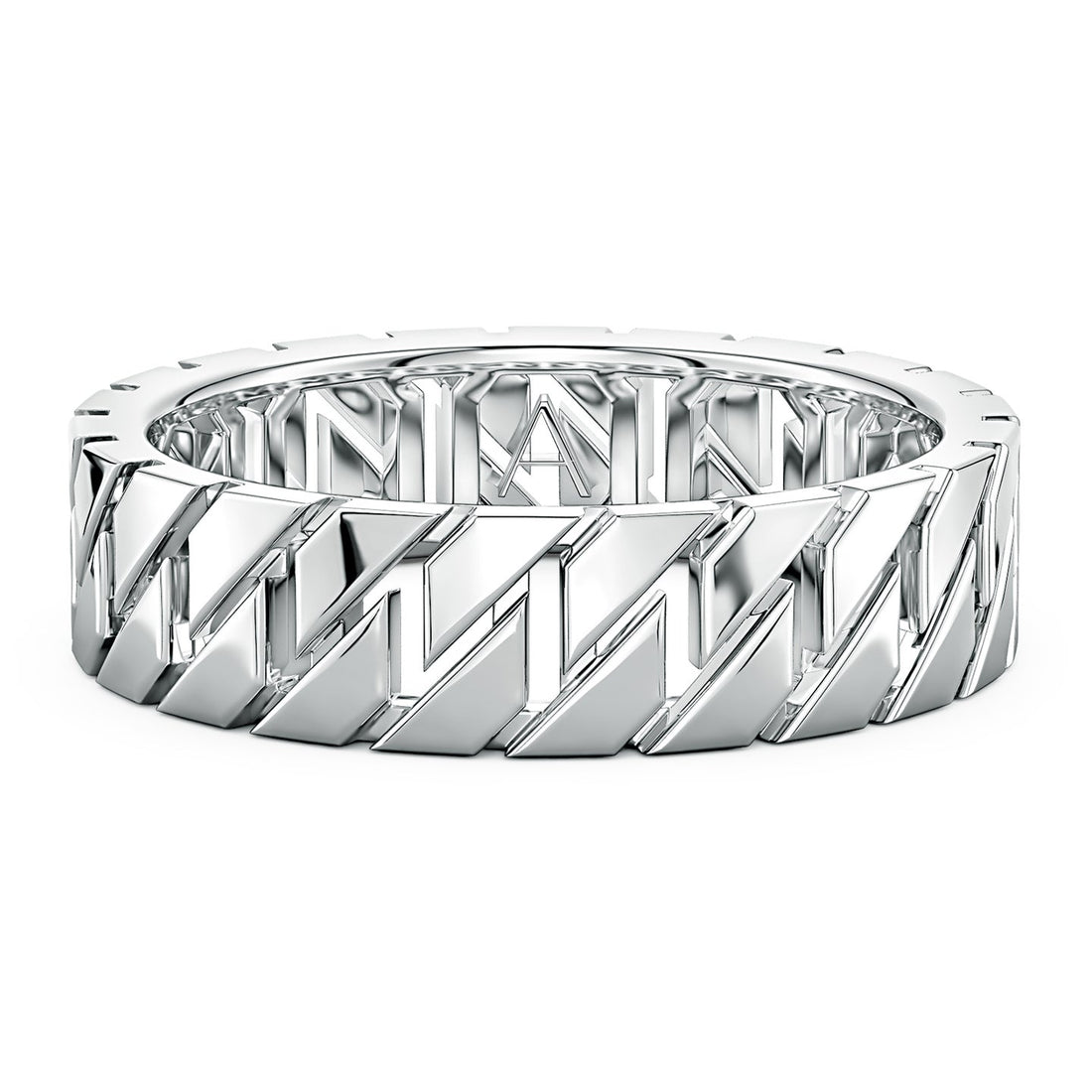 Men's Octagon-Shaped Link Band