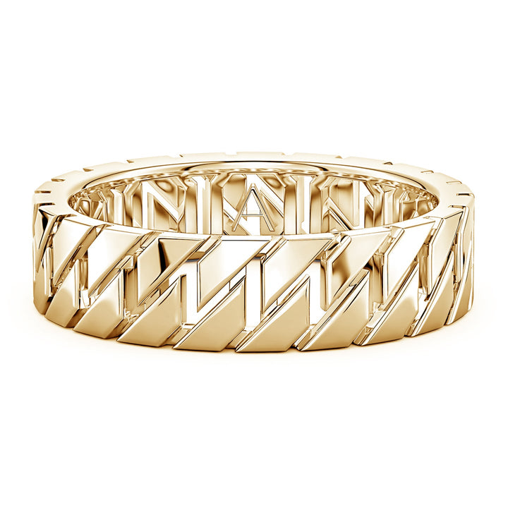 Men's Octagon-Shaped Link Band