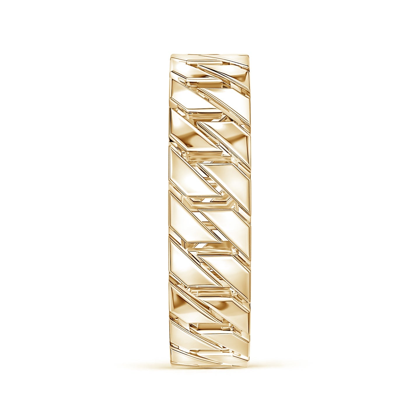 Men's Octagon-Shaped Link Band