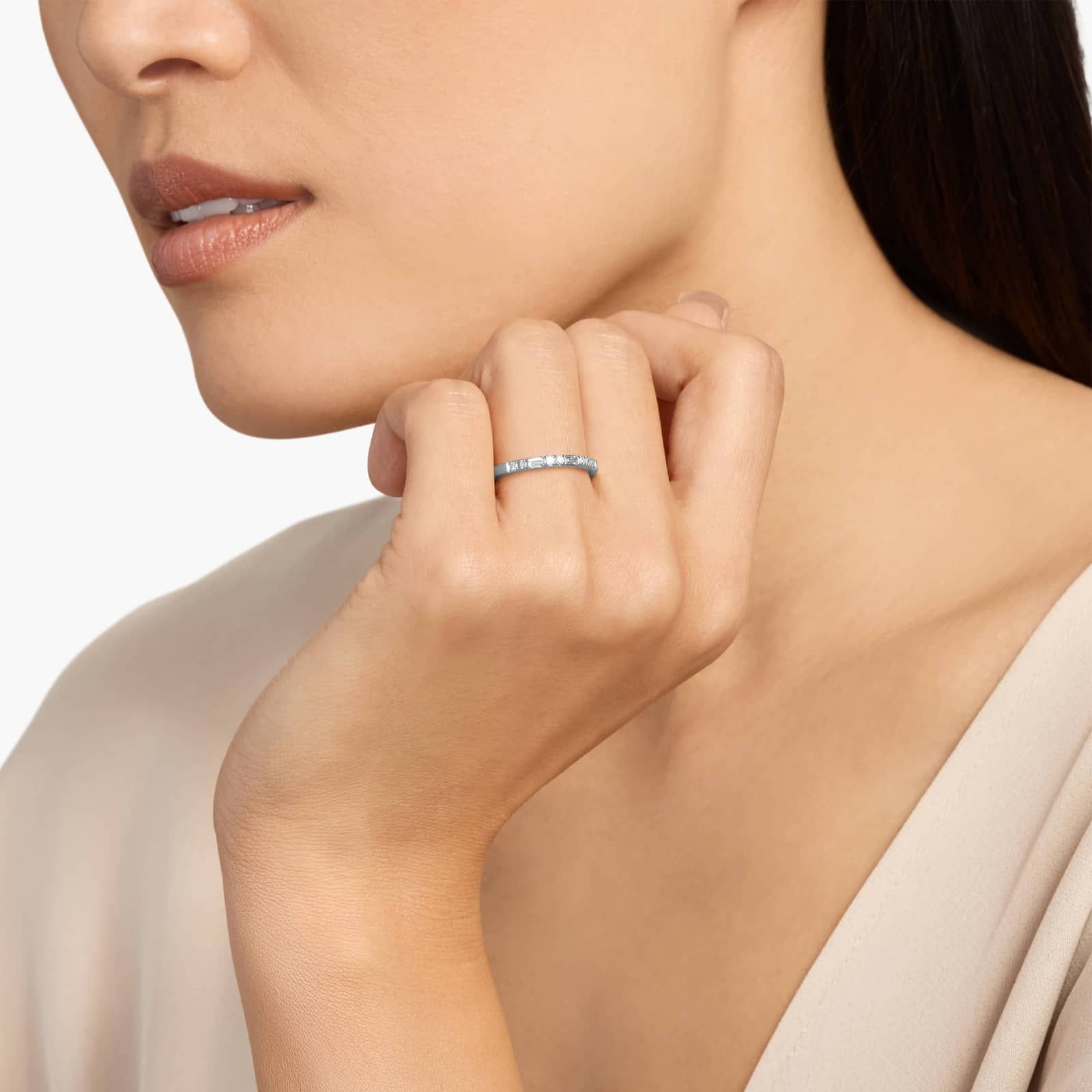 Dot Dash Diamond Ring in 10k/14k/18kGold (1/4 ct. tw.)