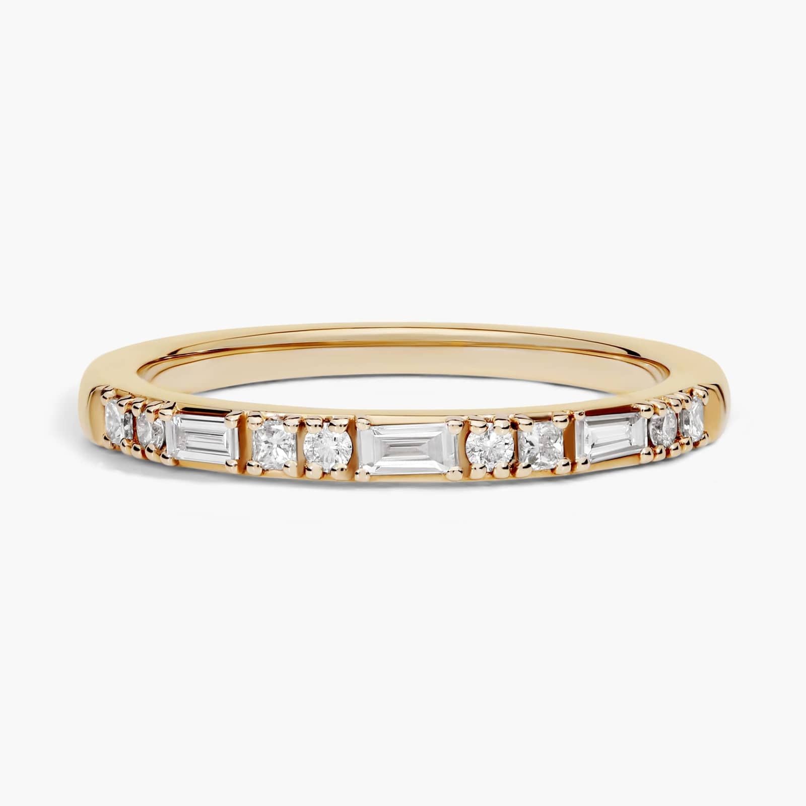 Dot Dash Diamond Ring in Yellow Gold / Rose Gold / White Gold