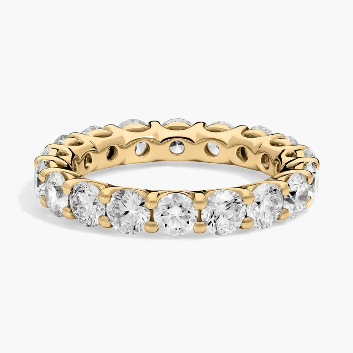 Lab-Grown Diamond Eternity Ring In 14K Rose Gold (3 Ct. tw. - F-G / VS2-SI1)