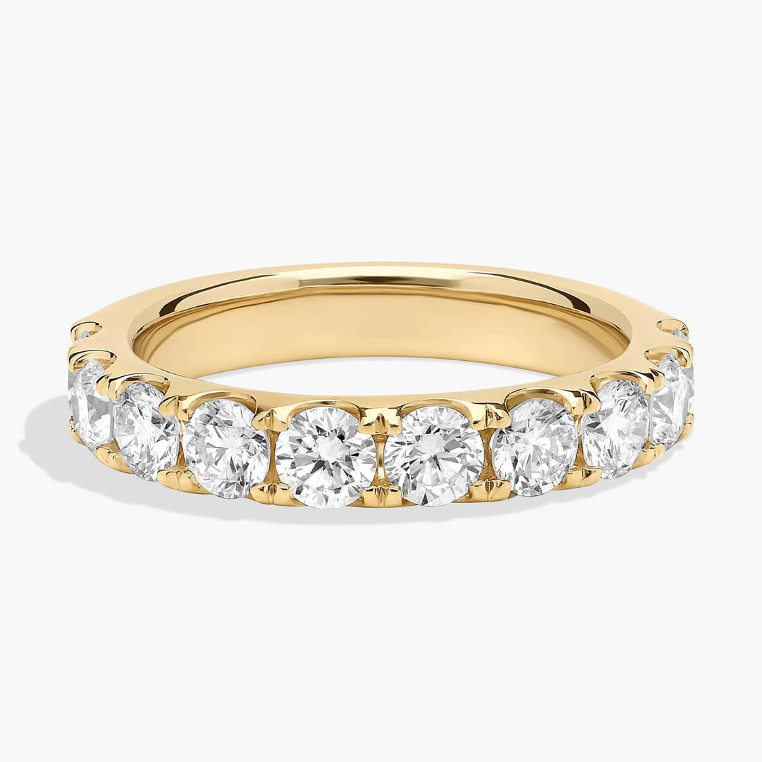 Luna Radiance Round Diamond Eternity Ring in 10K/14K/18K Gold (1 1/2 Ct. tw. - F-G / VS2-SI1)