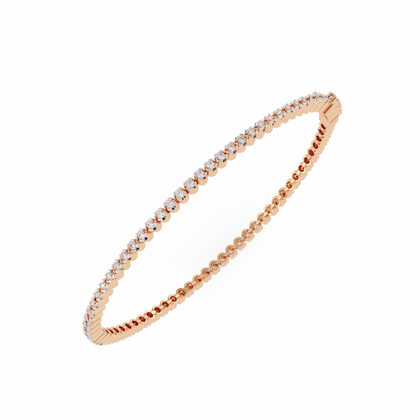 Celestial Round Diamond Tennis Bracelet