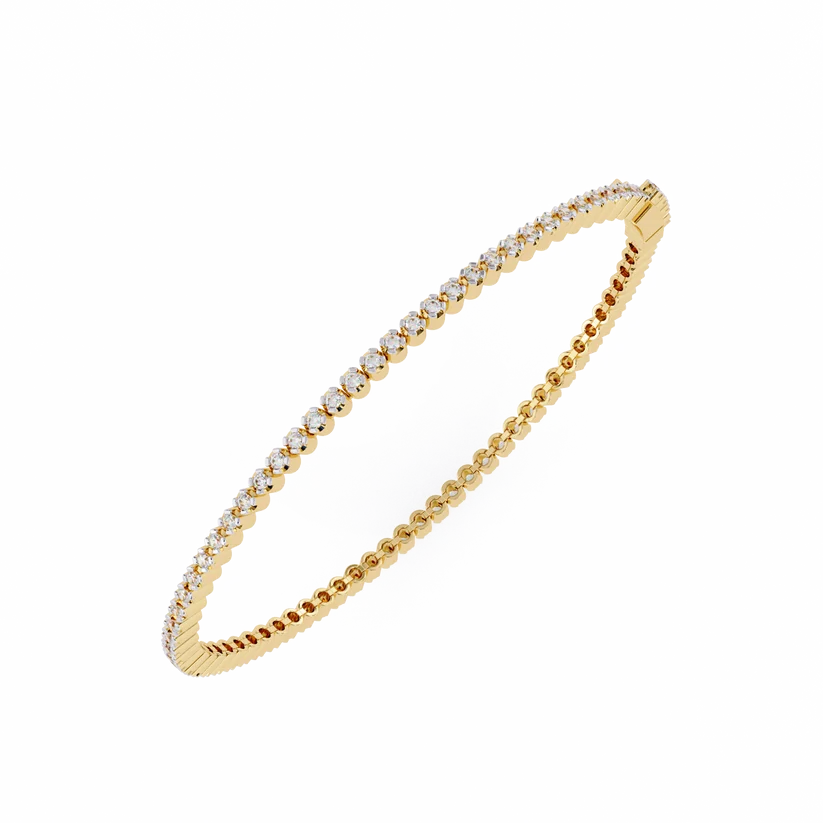Celestial Round Diamond Tennis Bracelet
