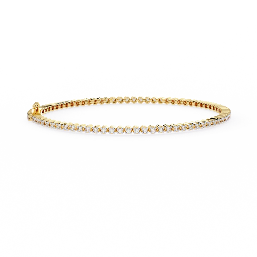 Celestial Round Diamond Tennis Bracelet