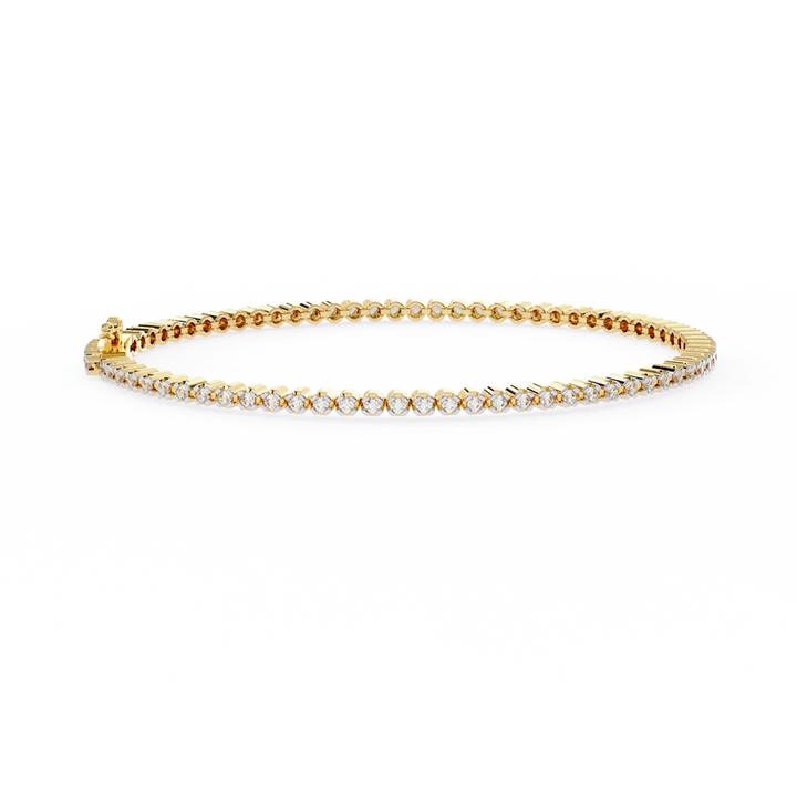 Celestial Round Diamond Tennis Bracelet