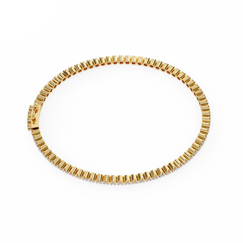 Celestial Round Diamond Tennis Bracelet
