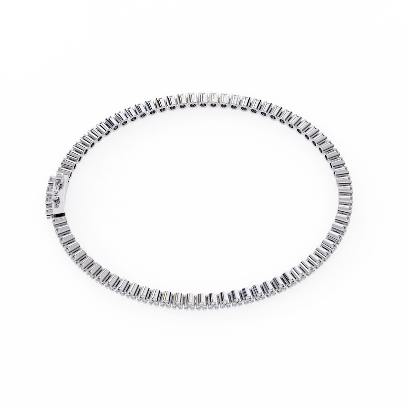 Celestial Round Diamond Tennis Bracelet