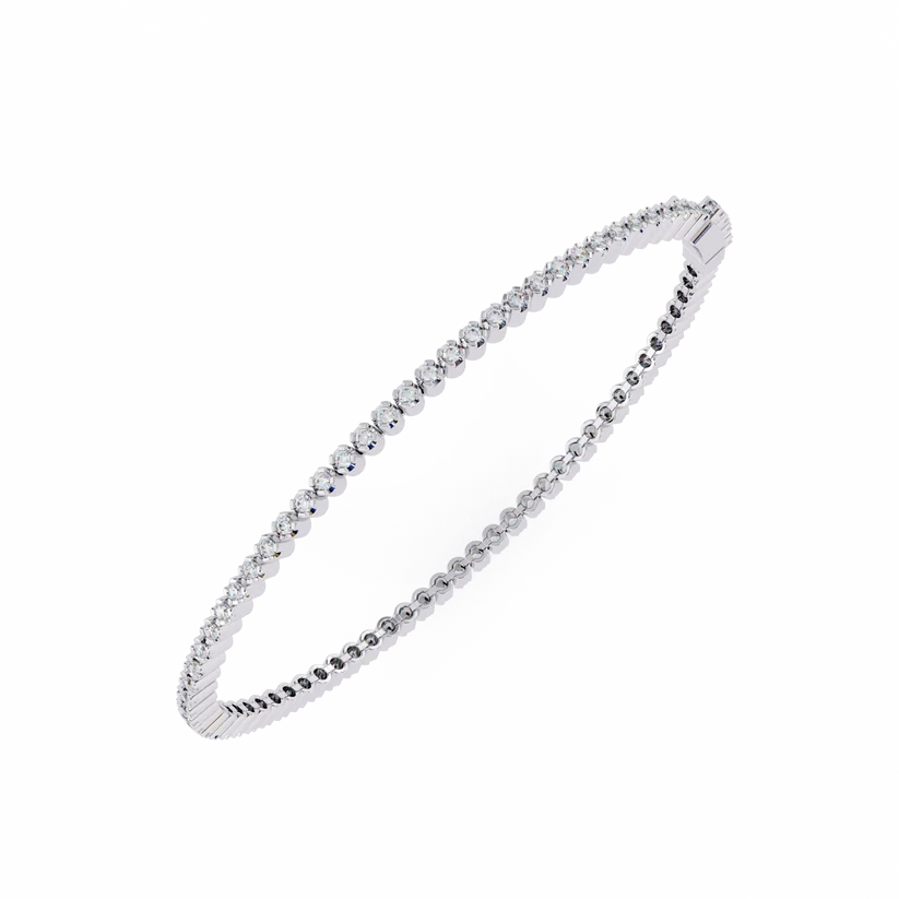 Celestial Round Diamond Tennis Bracelet