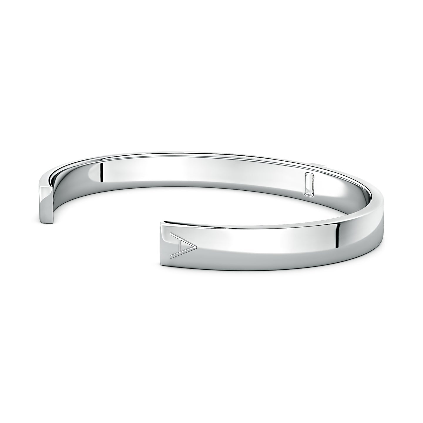 Emerald-Cut Diamond Men’s Cuff Bracelet