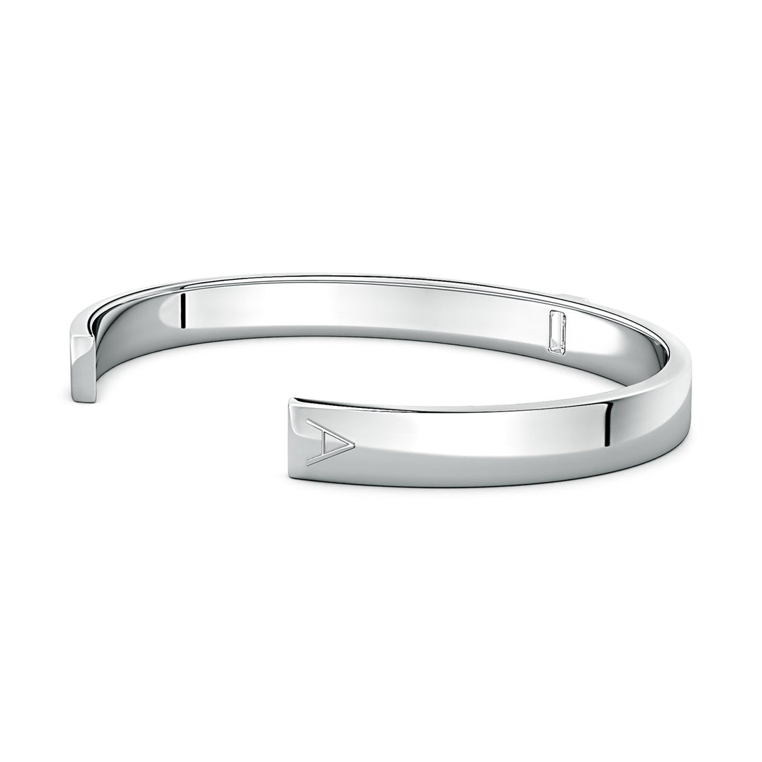 Emerald-Cut Diamond Men’s Cuff Bracelet