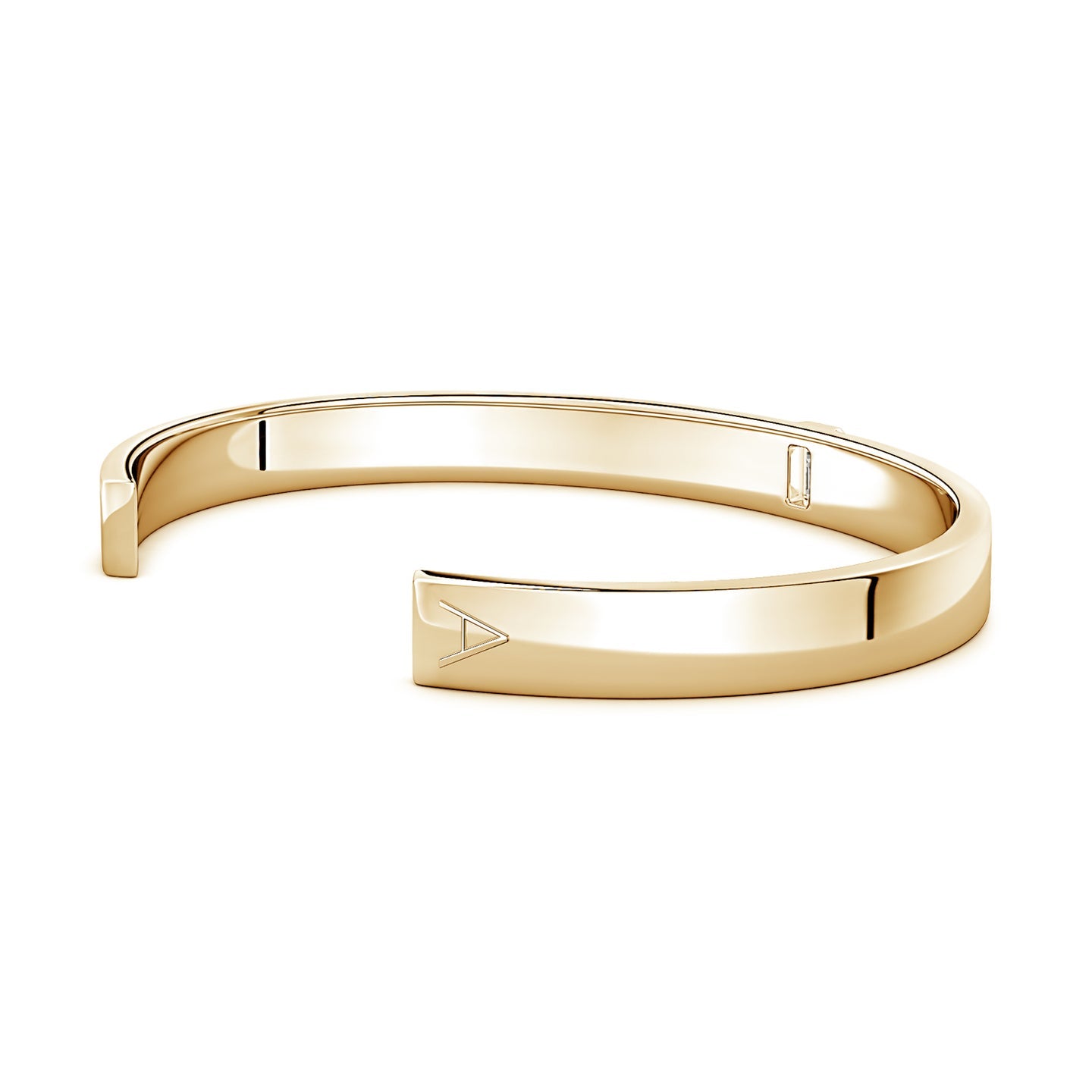 Emerald-Cut Diamond Men’s Cuff Bracelet