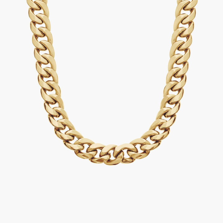22" Miami Cuban Chain in Yellow Gold (7 mm)