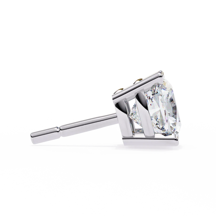 Aurelia Cushion-Cut Diamond Solitaire Stud Earrings ✨