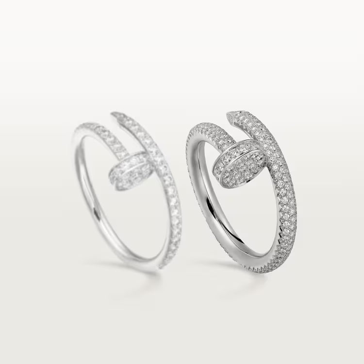 Eternal Embrace Pavé Crossover Diamond Ring