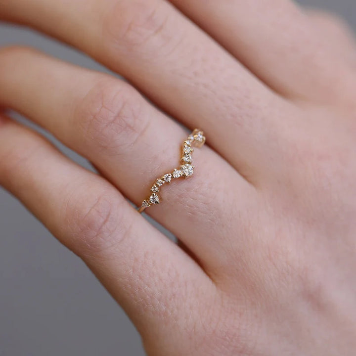 The Elara gold Ring
