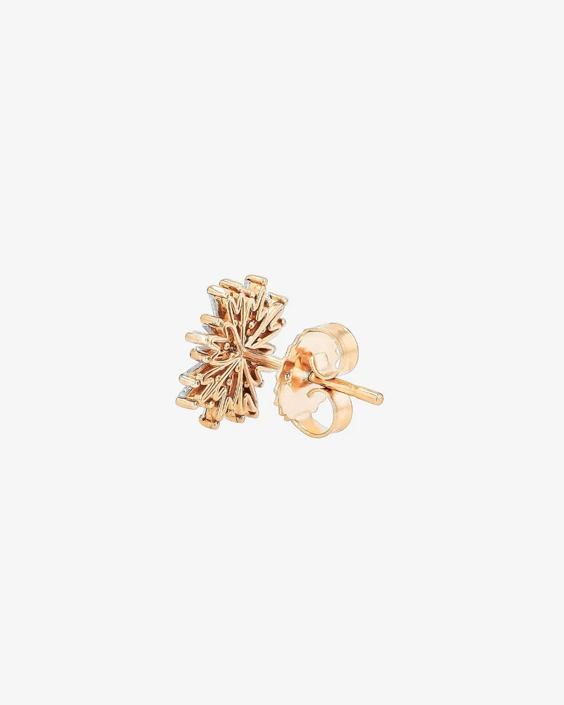 Celestia Starburst Diamond Stud Earrings